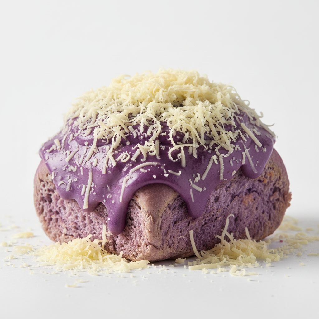 Ube Pan de Leche | Soft Filipino Purple Yam Milk Bread with Cheese