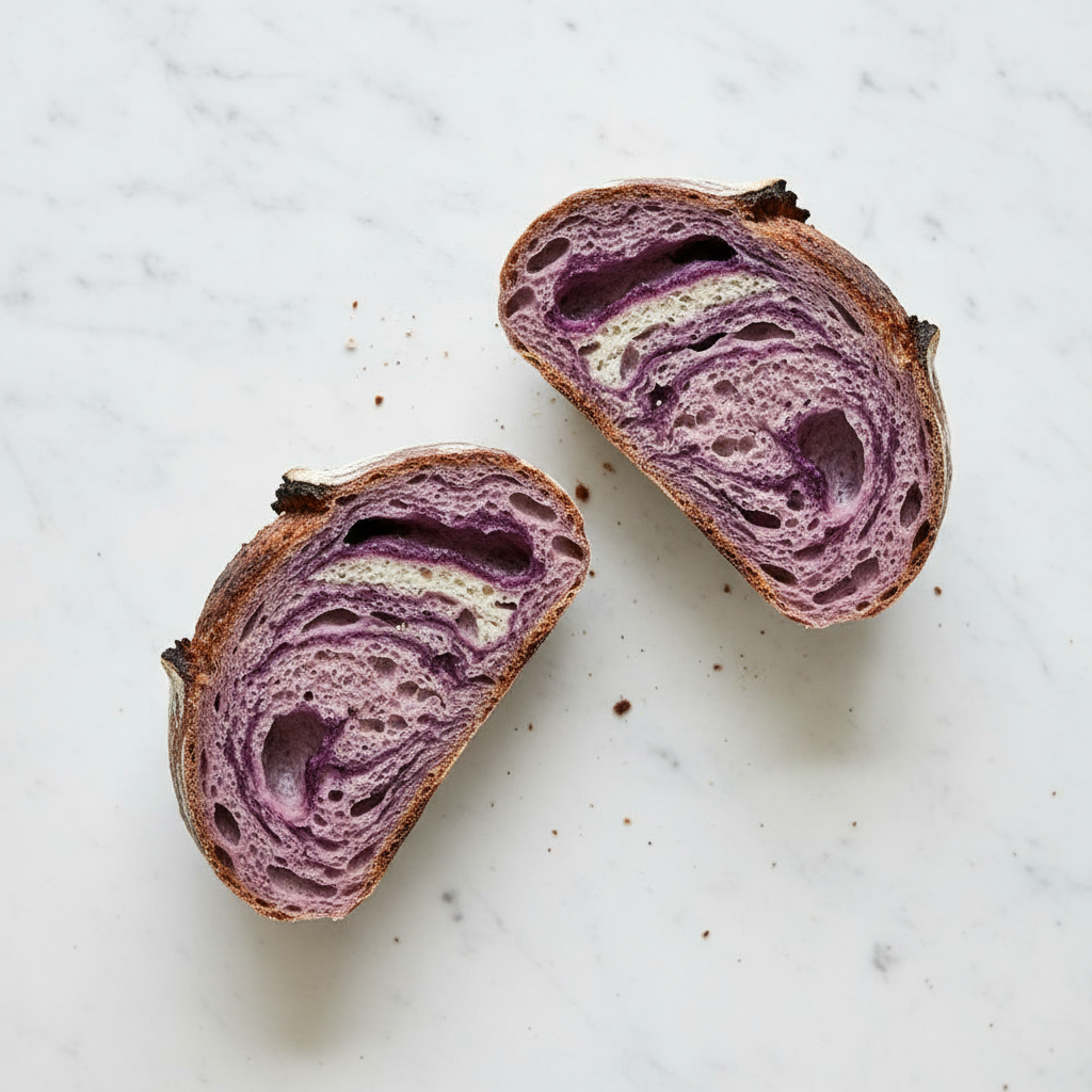 Ube Sourdough Bread | Artisan Purple Yam Sourdough Loaf